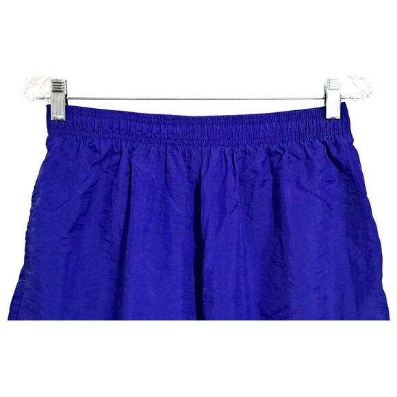 Vintage 90s Reebok Jazzy Nylon L Swim Shorts Elastic Waist Lightweight - Picture 6 of 12